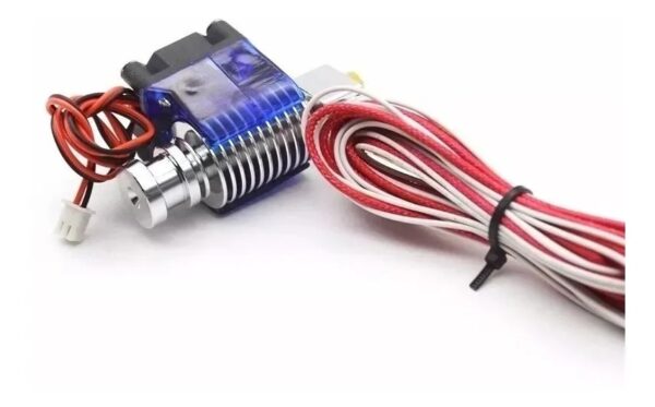Hotend Completo Extrusora E3D V6 Curta Atual Impressora 3D 24V