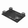 Gantry Plate Para Perfil 2020 A 2080 Com 4 Rolamentos POM V-Slot