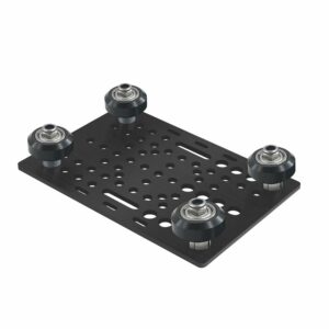 Gantry Plate Para Perfil 2020 A 2080 Com 4 Rolamentos POM V-Slot