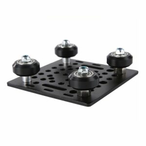 Gantry Plate Para Perfil 2020 A 4040 Com 4 Rolamentos POM V-Slot