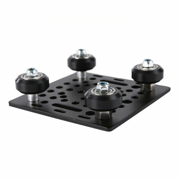 Gantry Plate Para Perfil 2020 A 4040 Com 4 Rolamentos POM V-Slot