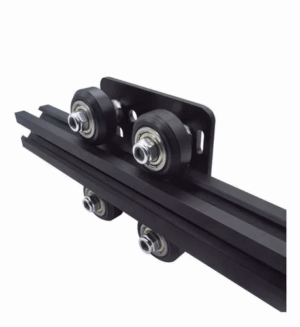 Gantry Plate Para Perfil 2020 com 4 Rolamentos POM V-Slot