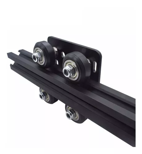 Gantry Plate Para Perfil 2020 com 4 Rolamentos POM V-Slot