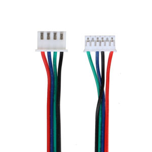Cabo Motor Passo Nema 17 1 Metro 6 Pinos Ph2.0 - 4 Pinos Xh2.54 - 100 Cm