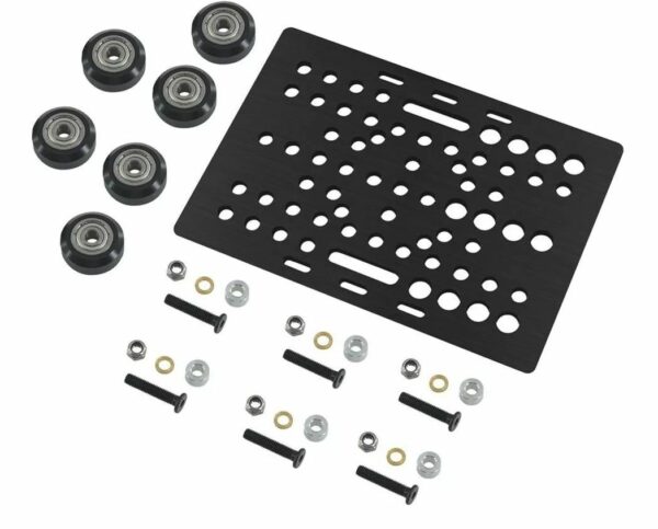 Gantry Plate Para Perfil 2020 A 2080 Com 6 Rolamentos POM V-Slot