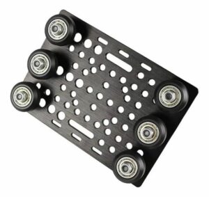 Gantry Plate Para Perfil 2020 A 2080 Com 6 Rolamentos POM V-Slot