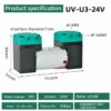 Mini Bomba De Vacuo Para Seladora A Vacuo UV-U3-24V SY-060 6mm
