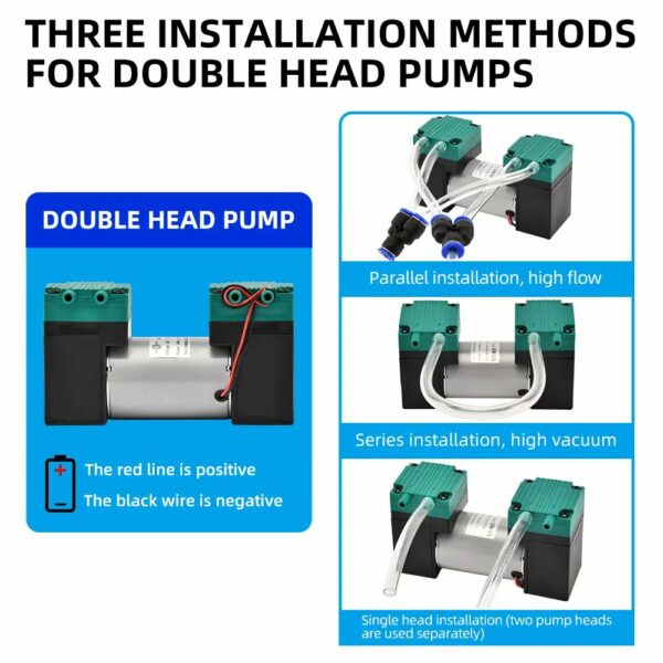 Mini Bomba De Vacuo Para Seladora A Vacuo UV-U3-24V SY-060 6mm