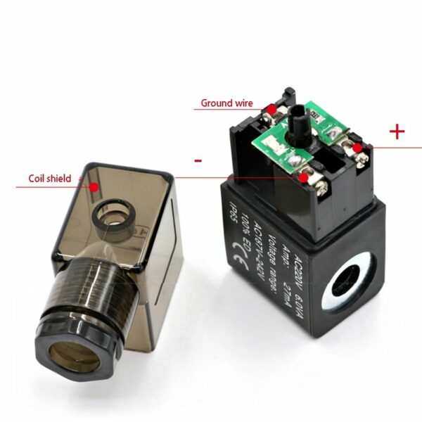 Válvula Solenoide 24V 2V025-08 Com Conector 6mm