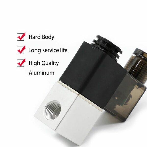 Válvula Solenoide 24V 2V025-08 Com Conector 6mm
