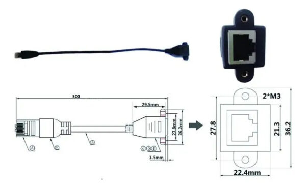 Cabo Ethernet Para Montagem Em Painel