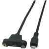 Cabo Micro-Usb Para Montagem Em Painel