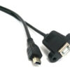Cabo Mini Usb - Usb B Para Montagem Em Painel