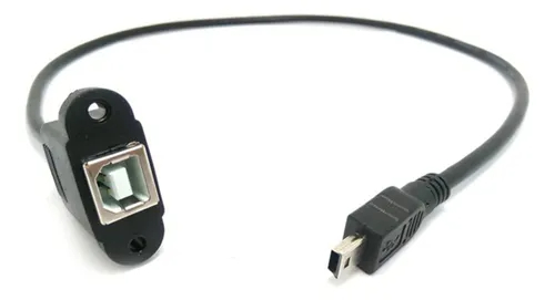 Cabo Mini Usb - Usb B Para Montagem Em Painel