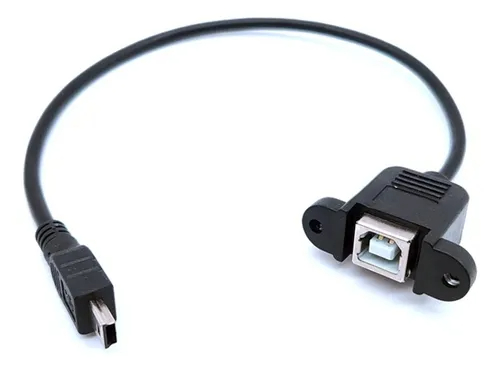 Cabo Mini Usb - Usb B Para Montagem Em Painel