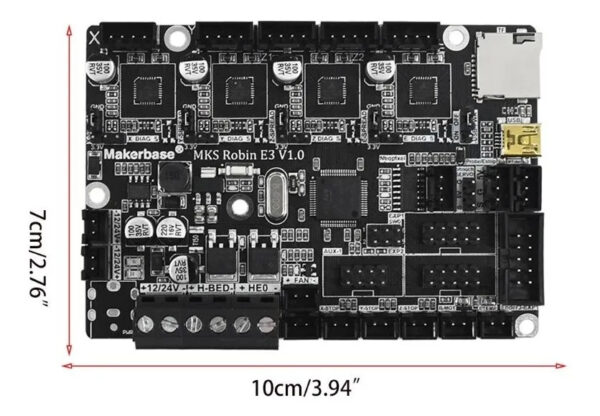 Mks Robin E3 Tmc2209 Silenciosa 32 Bits