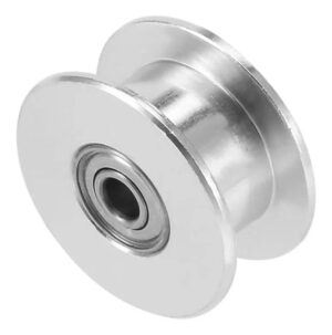 Rolamento Em Alumínio GT2  Furo 5Mm S/ dentes Correia 6Mm