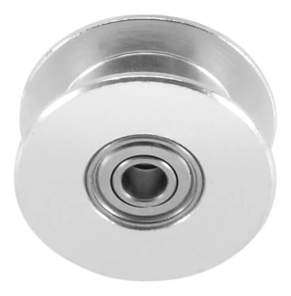 Rolamento Em Alumínio GT2  Furo 5Mm S/ dentes Correia 6Mm
